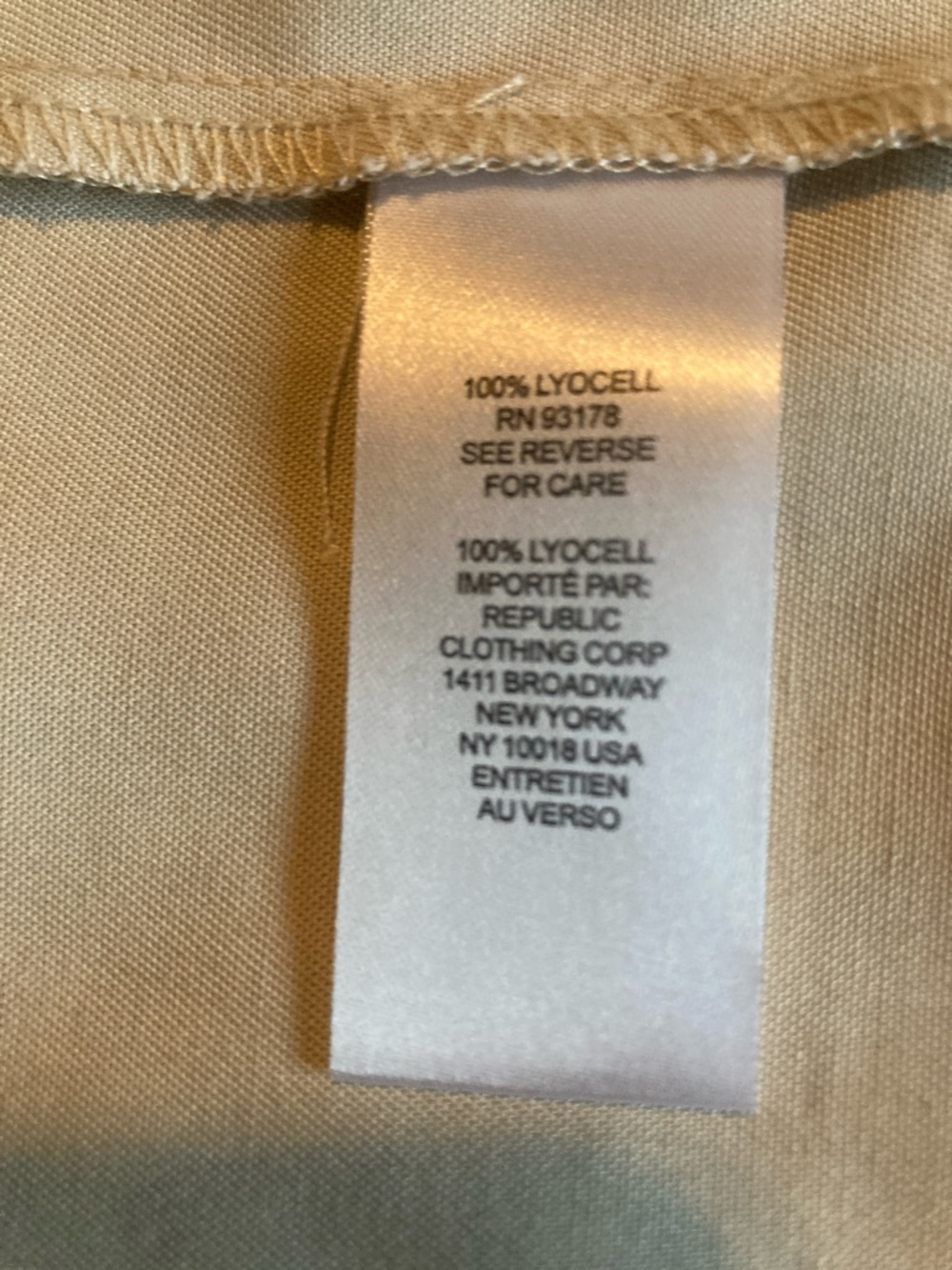 Tahari Sleeveless Belted Midi Dress in Light Beige - Picture 5 of 5